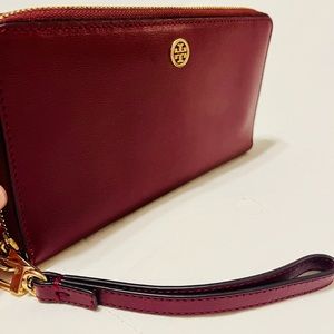 Tory Burch maroon wallet